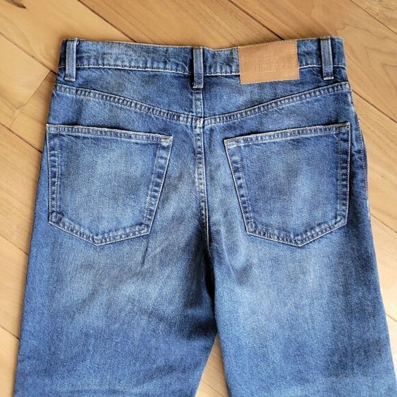 Cheap Monday "Sound" Straight Distressed Cropped Jeans size 27 - Picture 12 of 13